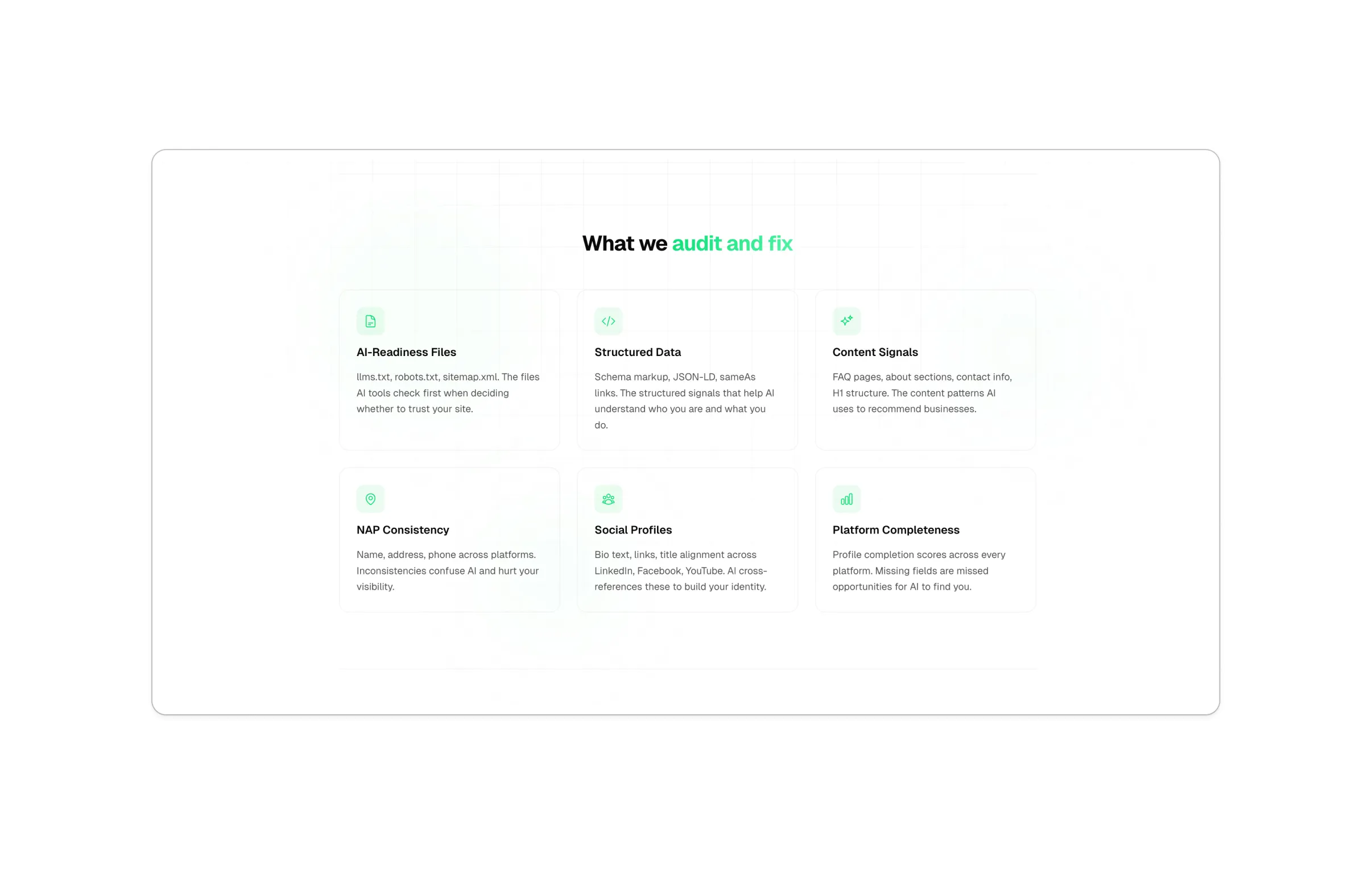 Free AI Visibility Audit Tool: What It Checks